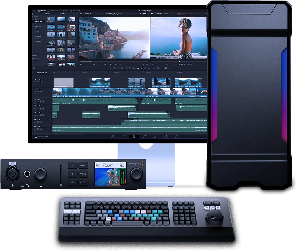 Multimedia workstation for video photo and graphics by NEOOLAB